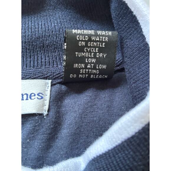 Bullock & Jones XL Zip Up Sweatshirt Navy Blue L/S Full Zip Jacket NWT - Picture 5 of 6